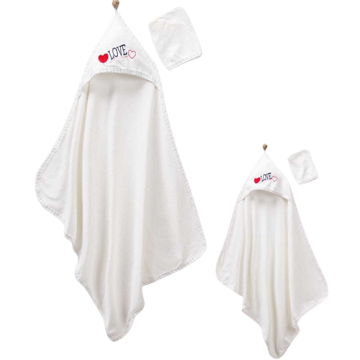 UNISEX 1/18 AY LOVE NAKIŞLI HAVLU SİLGİ