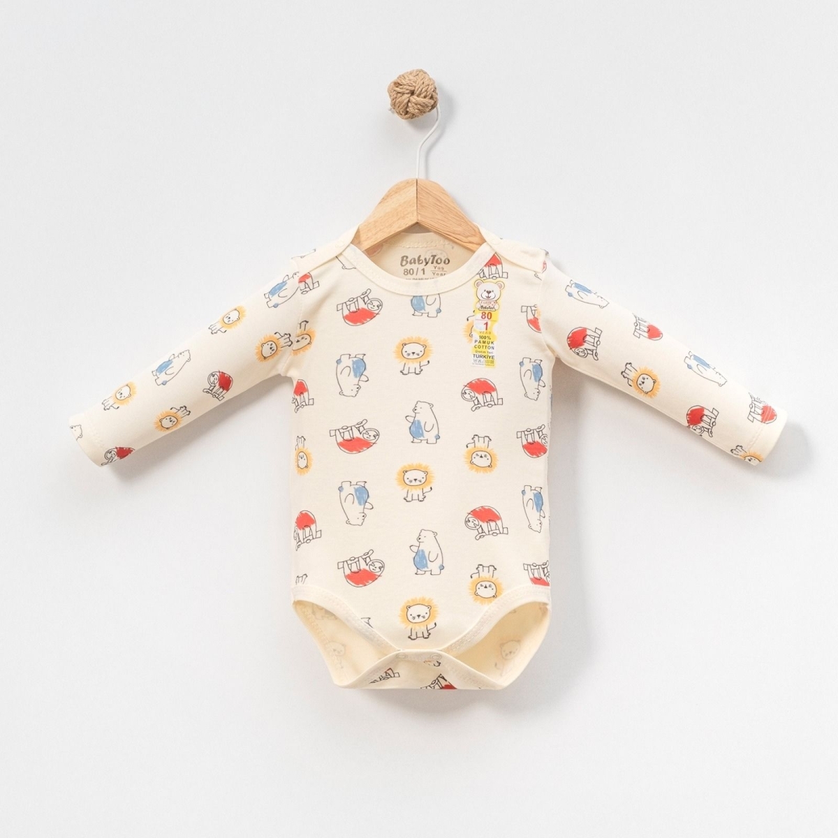 UNISEX 12 Ay,18 Ay,24 Ay,3 Yaş DİJİTAL RENKLİ HAYV