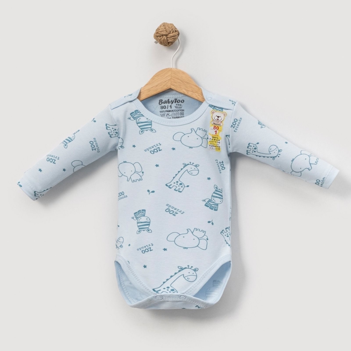 UNISEX 12 Ay,18 Ay,24 Ay,3 Yaş SAFARİ DESENLİ BUYU