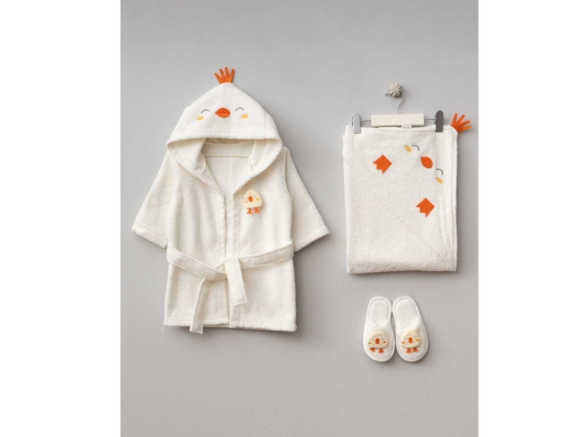 UNISEX 1/24 AY CİVCİV BORNOZ SETİ