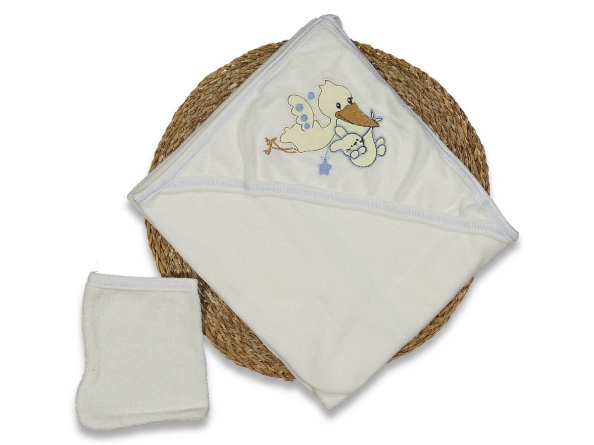 UNISEX 1/24 AY LEYLEK NAKIŞLI HAVLU SİLGİ