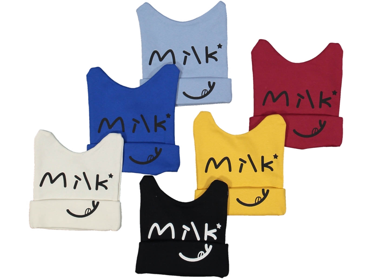 UNISEX 1/24 AY MİLK BASKILI BERE