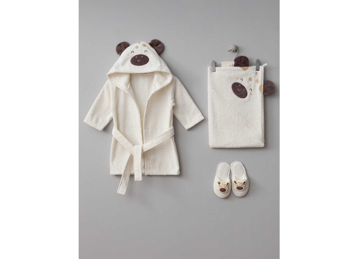 UNISEX 1/24 AY SEVİMLİ İNEK BORNOZ SETİ