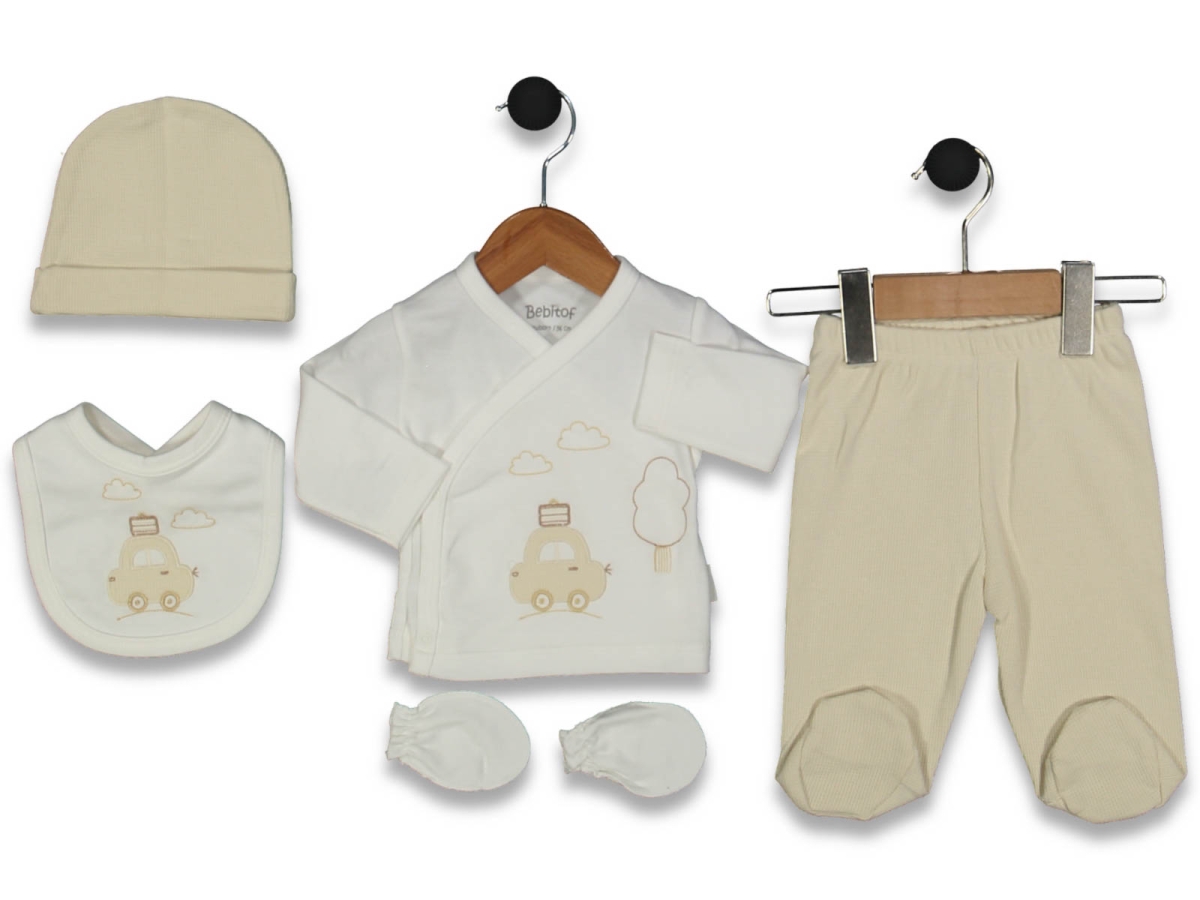 UNISEX 1/3 AY BAVULLU ARABA 5 Lİ ZIBIN TAKIMI