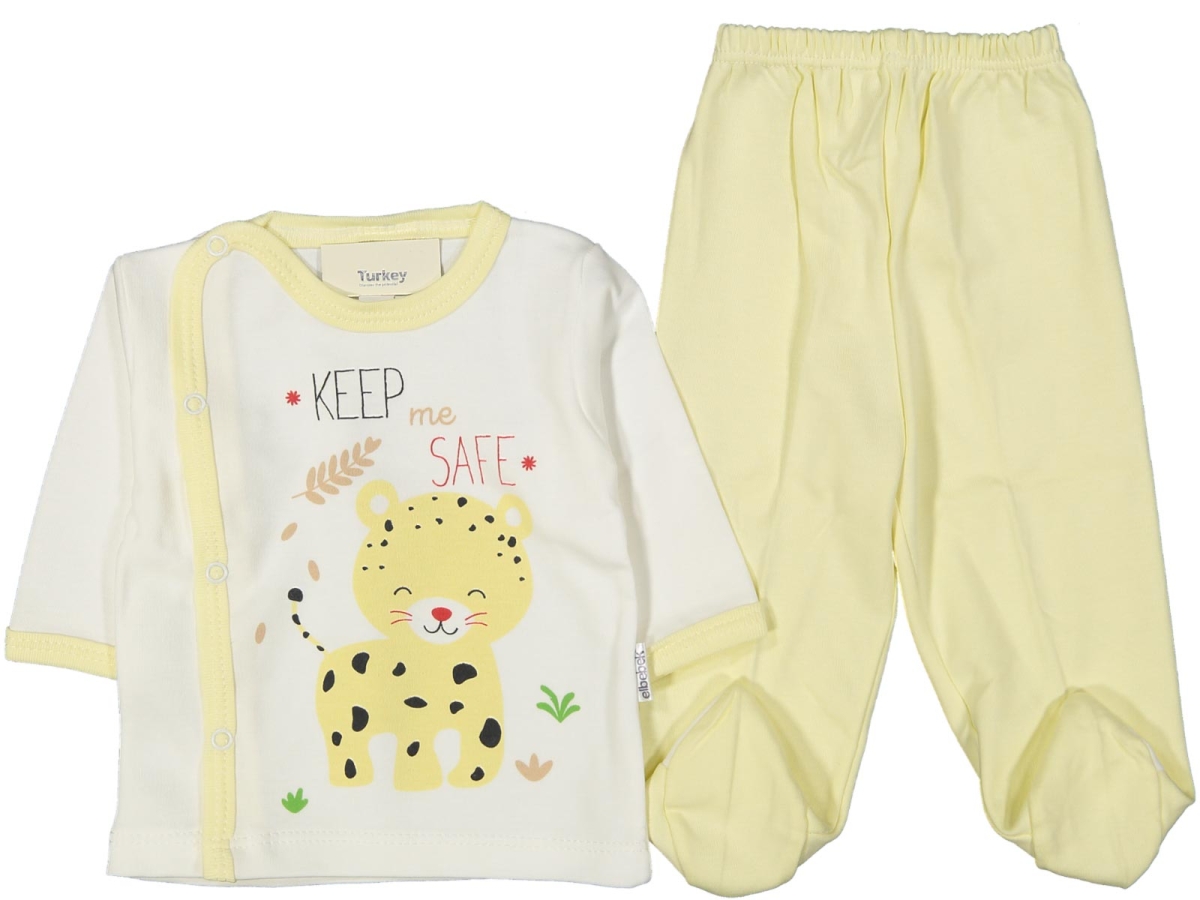 UNISEX 1/3  AY KAPLANLI PATİKLİ PİJAMA TAKIM