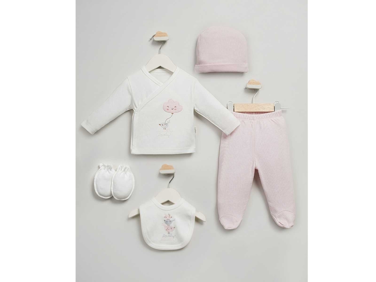 UNISEX 1/3 AY KUTUP AYISI VE KUŞ 5 Lİ ZIBIN TAKIMI