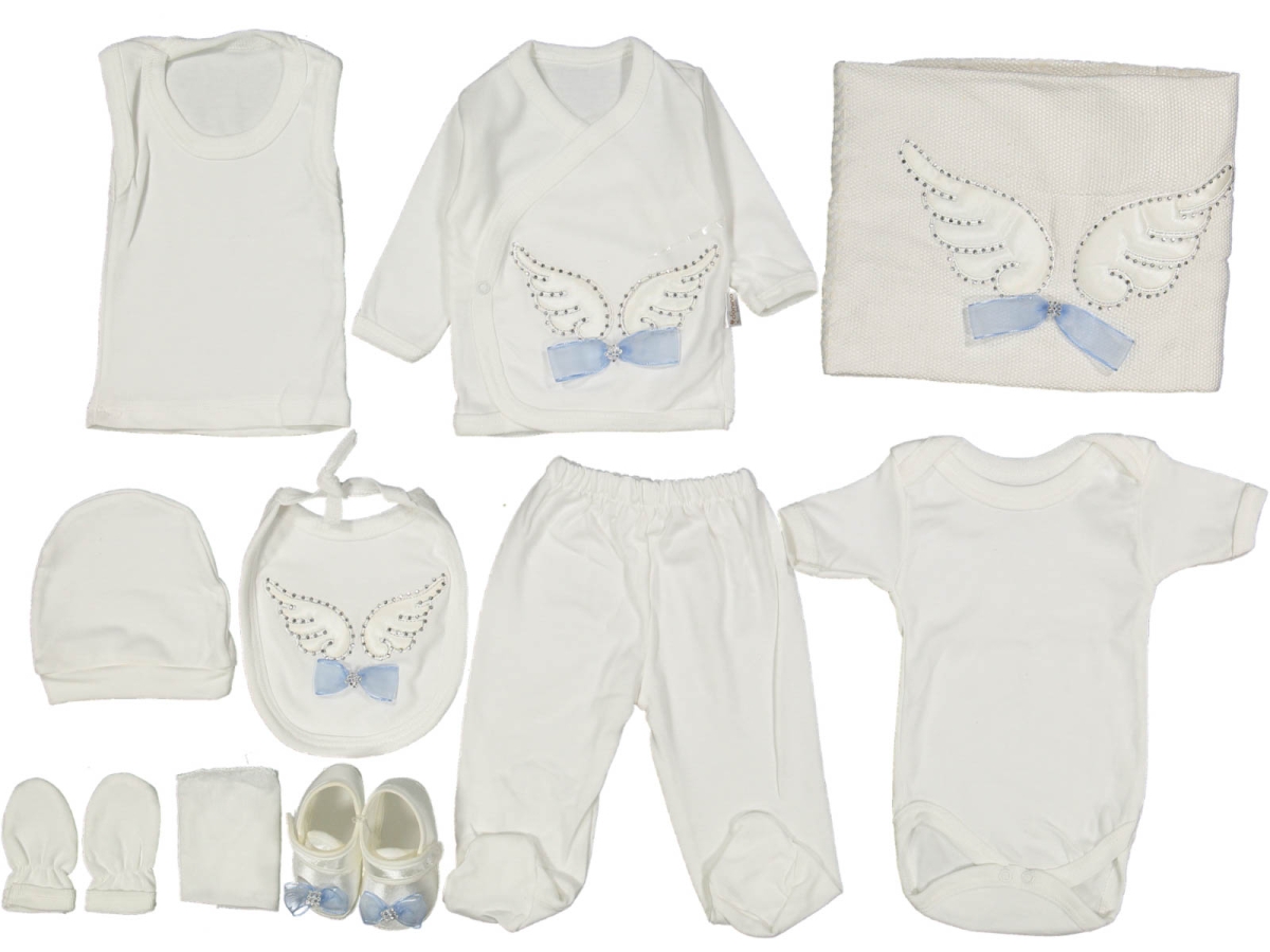 UNISEX 1/3 AY TAŞLI KANATLI 10 LU ZIBIN SET