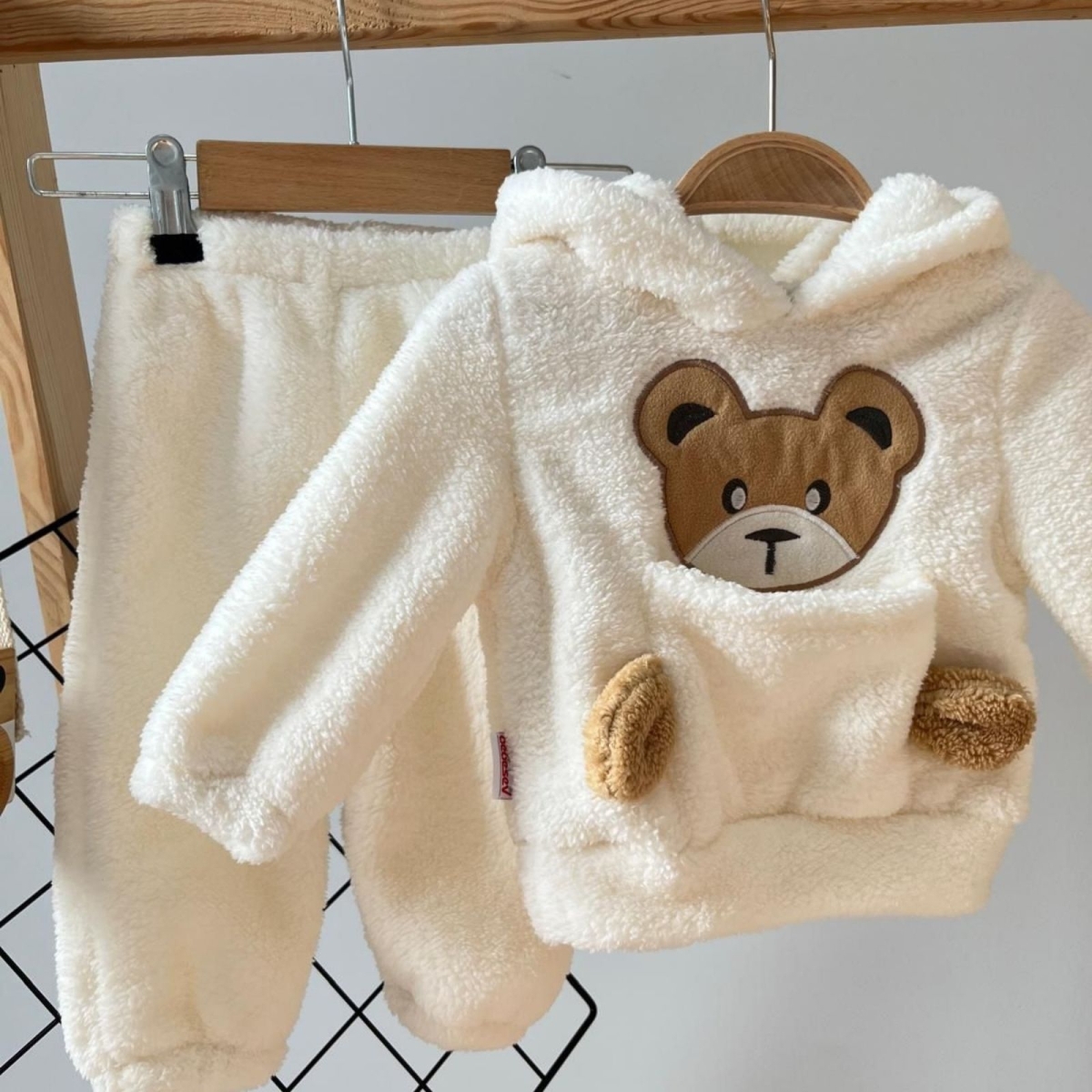 UNISEX 1/5 YAŞ PELUŞ AYICIK İKİLİ TAKIM