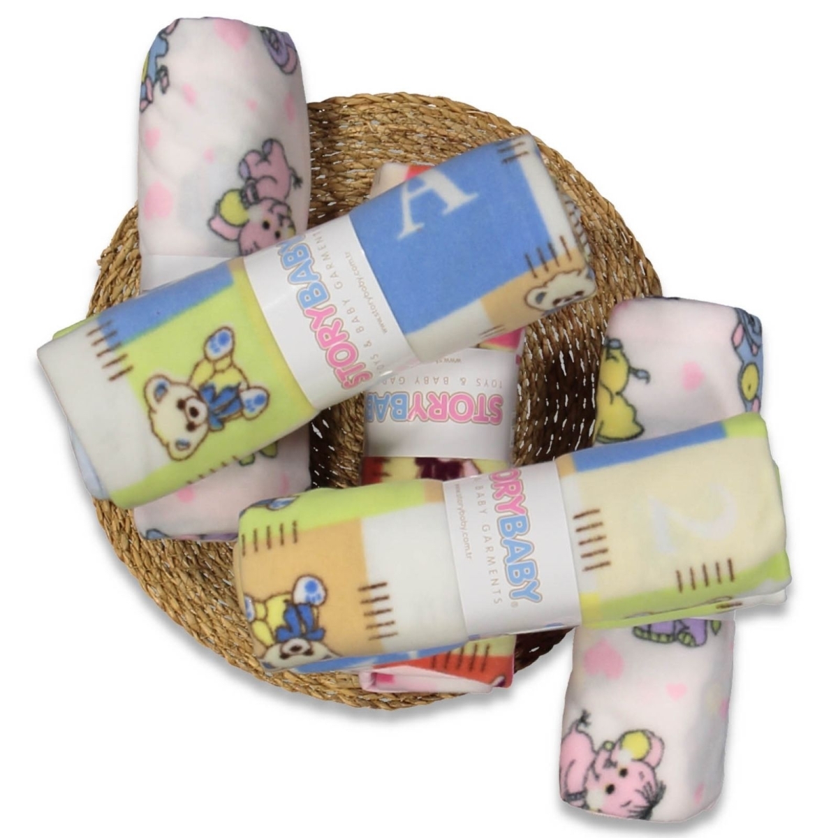 UNISEX 1/6 AY BASKILI POLAR BATTANİYE