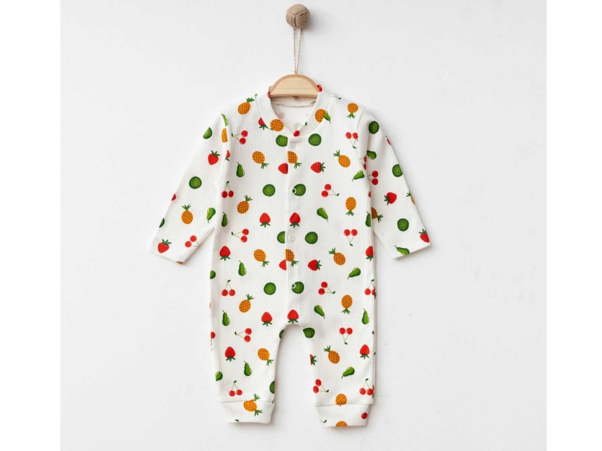 UNISEX 1/6 AY KARIŞIK MEYVELER MANŞETLİ TULUM 