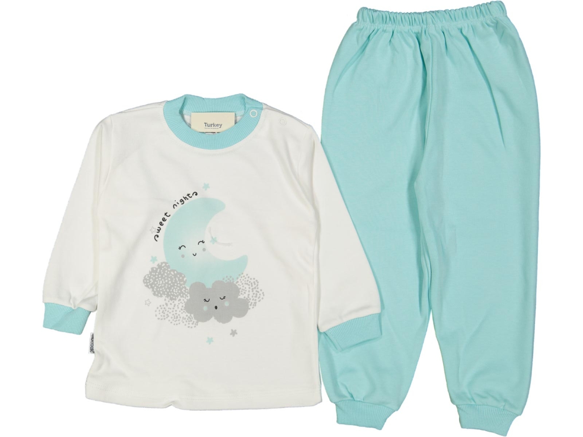 UNISEX 18 Ay,3 Yaş BULUTLU PİJAMA TAKIM