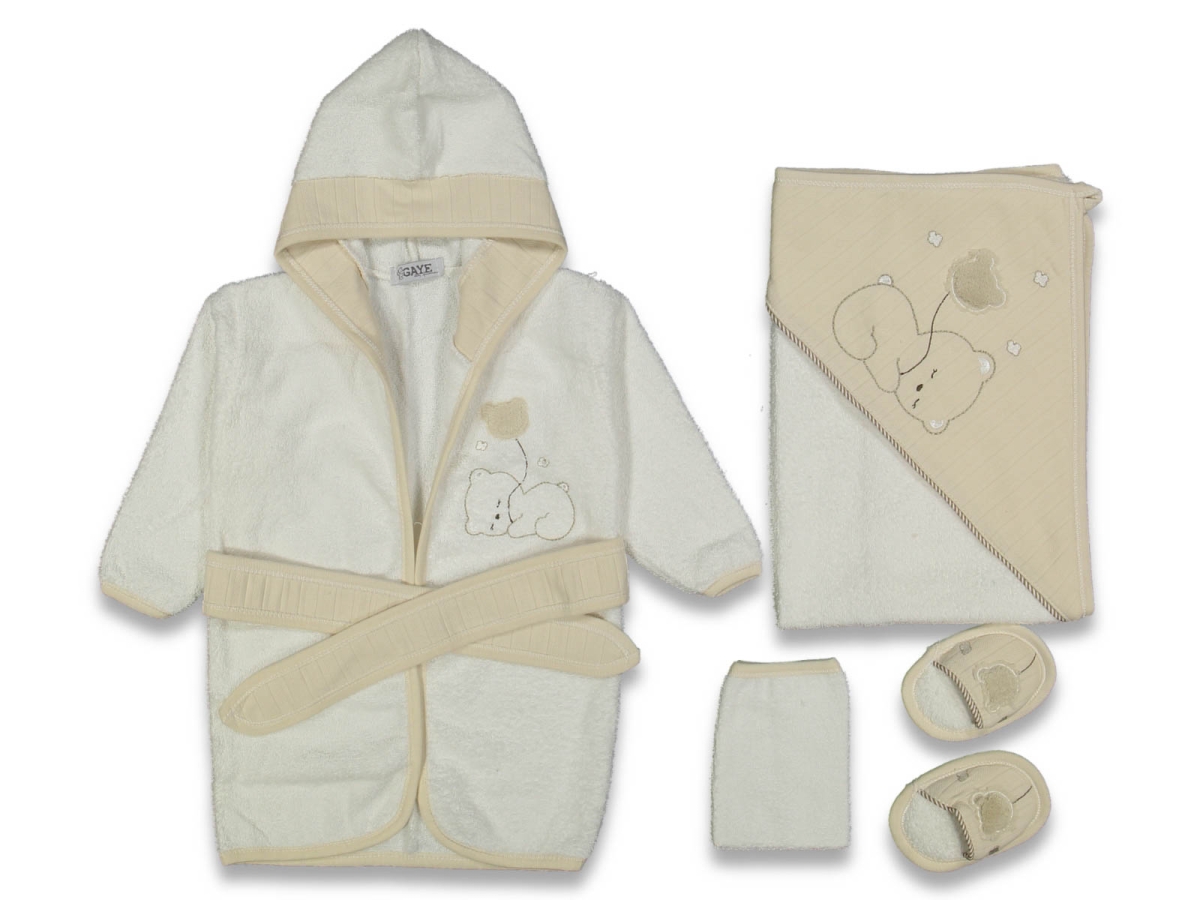 UNISEX 1/9 AY BALON AYI BORNOZ SET