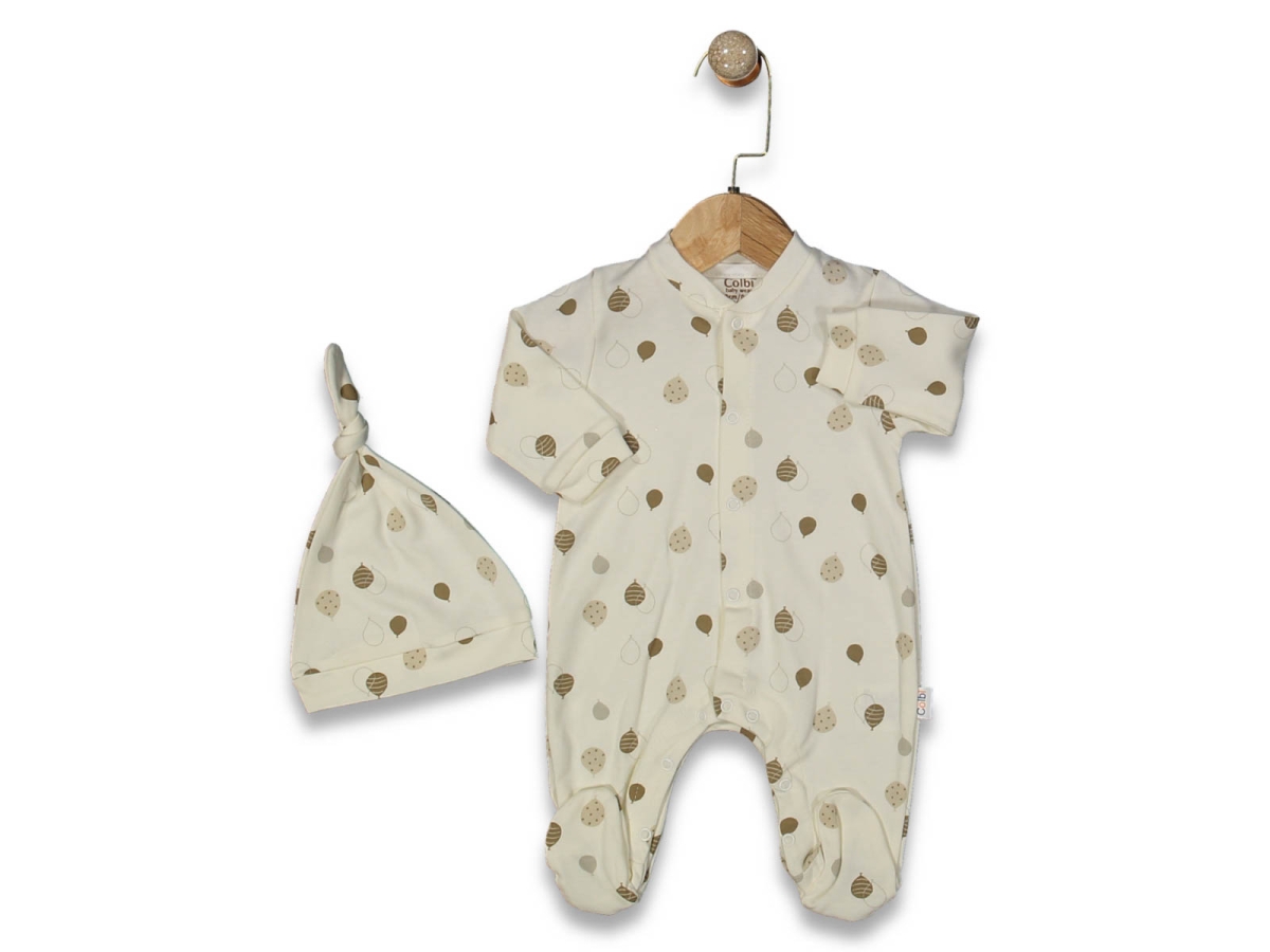 UNISEX 1/9 AY BALON DESEN ÖNDEN ÇITLI PATİKLİ TULU