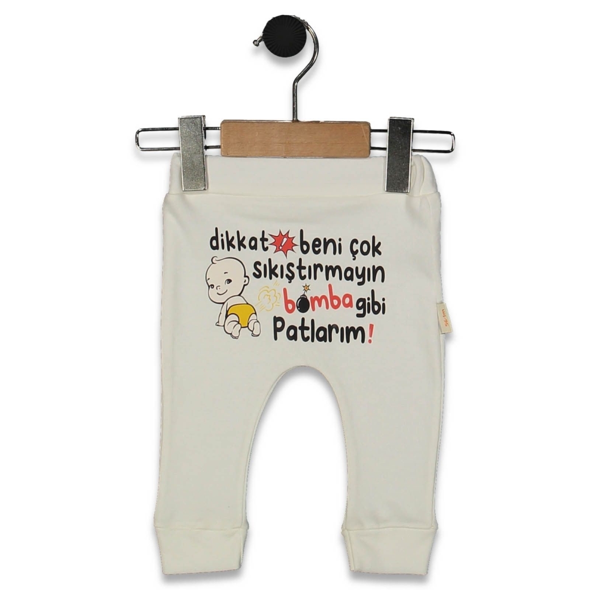 UNISEX 1/9 AY DİKKAT BOMBA GİBİ PATLARIM BASKILI M