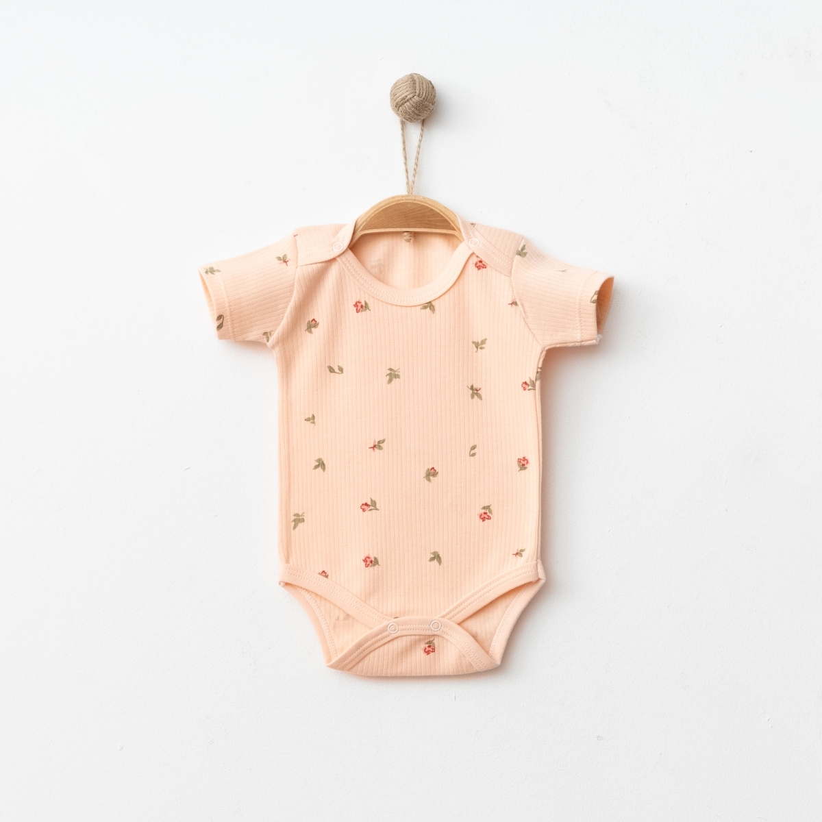 UNISEX 1/9 AY LALE YARIM KOL KÜÇÜK BADİ