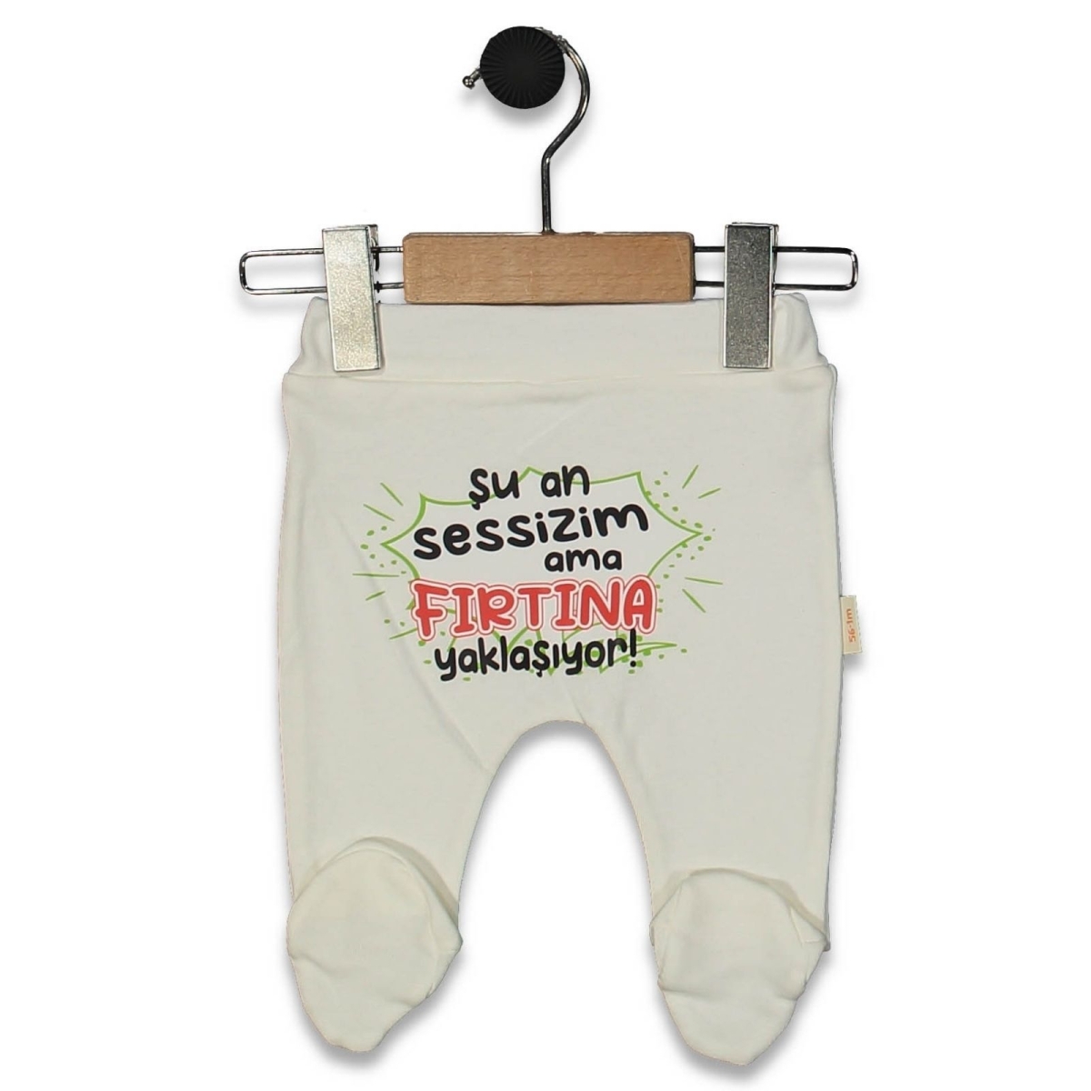 UNISEX 1/9 AY SU AN SESSİZİM BASKILI PATİKLİ TEK A