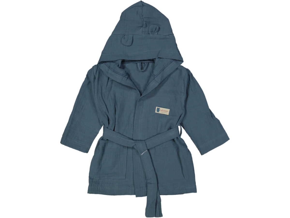 UNISEX 2/2 YAŞ MÜSLİN 2 KATLI BORNOZ 