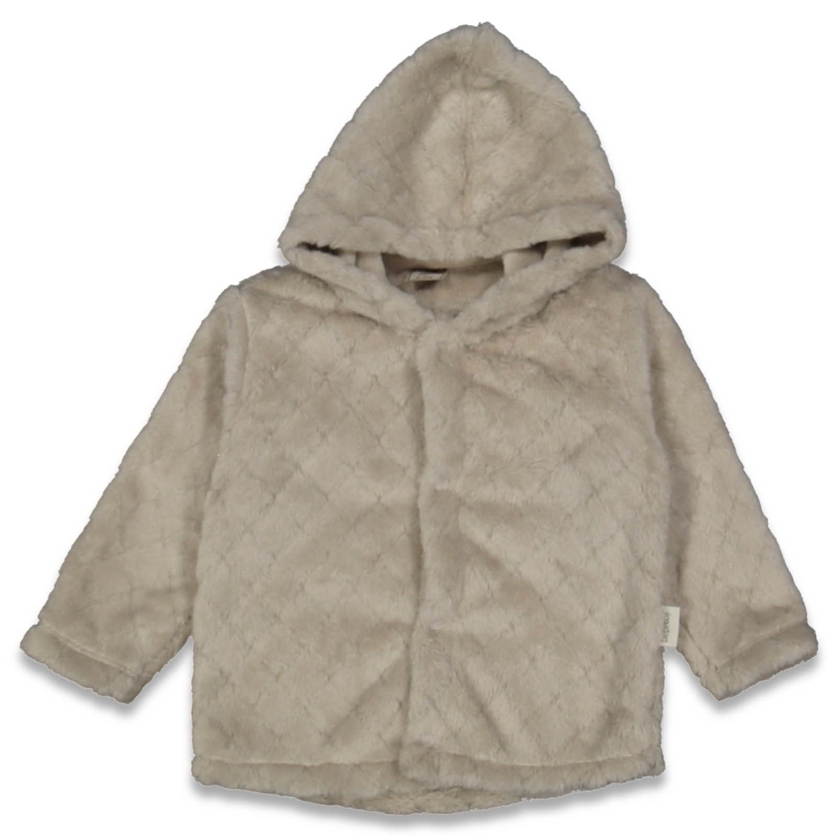 UNISEX 3/12 AY BAKLAVA DESENLİ KAPŞONLU HIRKA