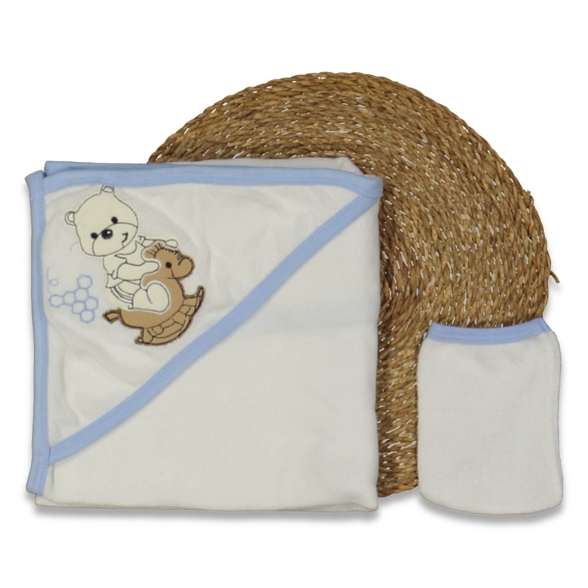 UNISEX 3/12 AY GEYİKLİ AYICIK NAKIŞLI HAVLU SİLGİ