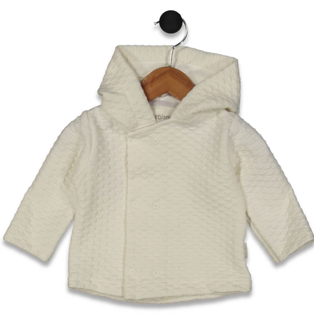 UNISEX 3/12 AY GİPELİ KAPUŞONLU KAPİTONE HIRKA