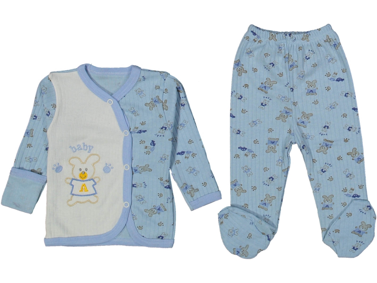 UNISEX 3/3 AY AYICIK BASKILI ELDİVENLİ 3LÜ ZIBI