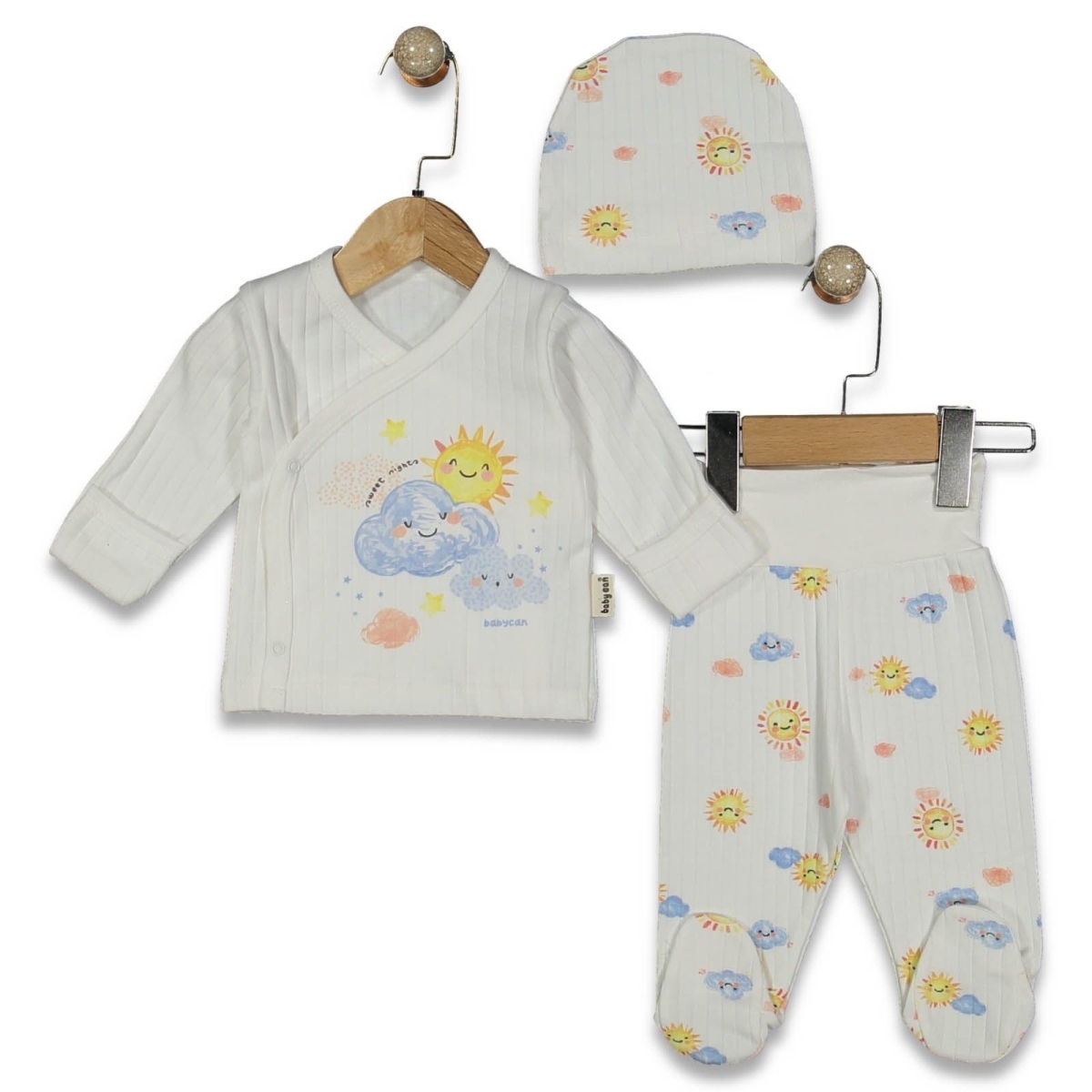 UNISEX 3/3 AY GÖKYÜZÜ GÜNEŞ-ASKIDA ZIBIN TAKIM