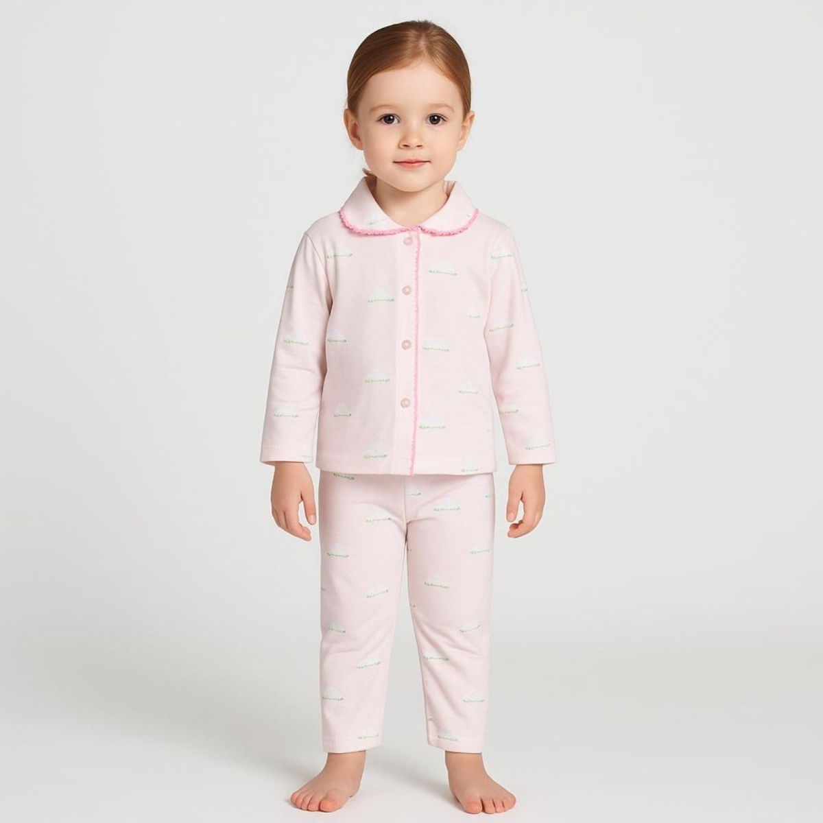 UNISEX 3/3 AY OYALI BULUT PİJAMA