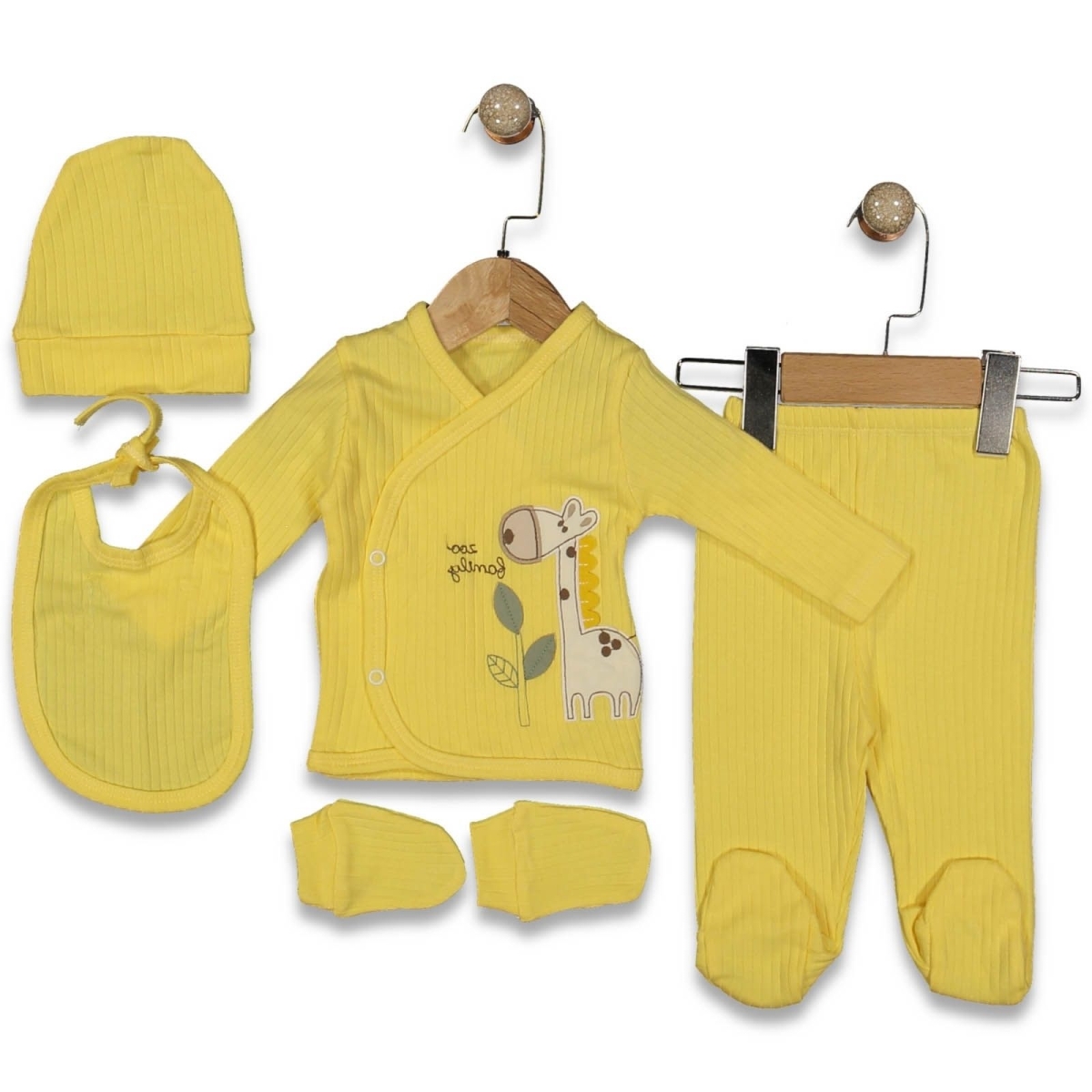 UNISEX 3/3 AY RAPORLU ZÜRAFA 5Lİ ZIBIN