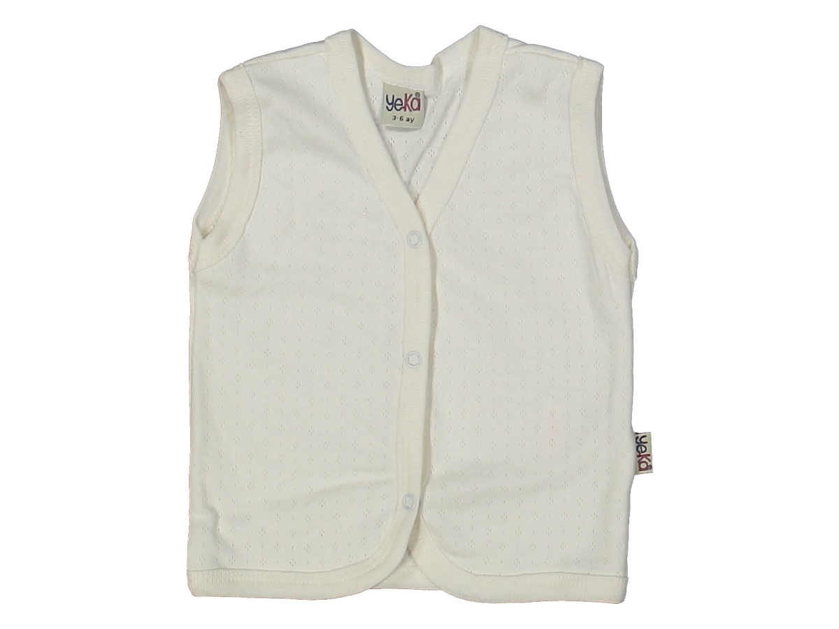 UNISEX 3/6 AY JAKARLI ÇİFT KAT YELEK