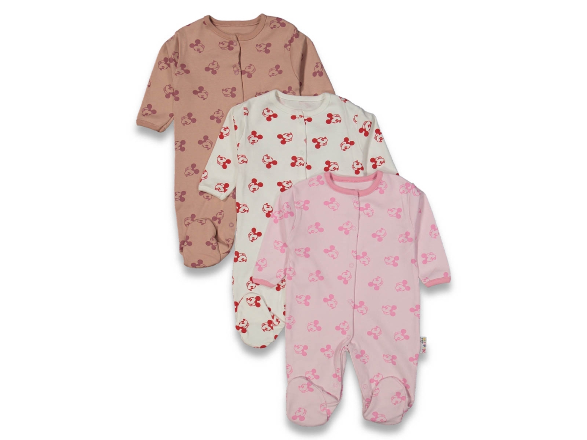 UNISEX 3/9 AY ÇITÇITLI PATİKLİ MİCKEY TULUM