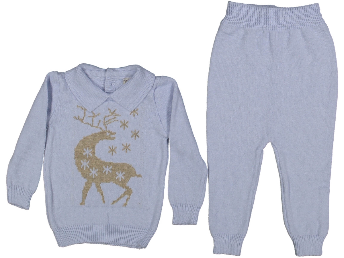 UNISEX 3/9 AY GEYİK DESENLİ HATTUŞ 2Lİ TAKIM