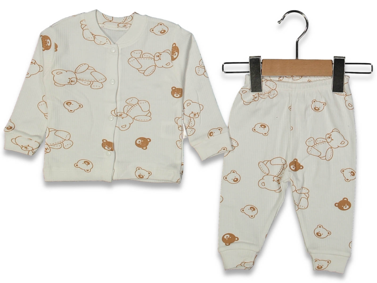 UNISEX 3/9 AY RAPOR AYICIK PİJAMA TAKIM