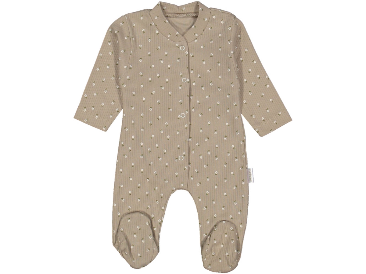 UNISEX 3/9 AY RAPOR ÇİÇEK PATİKLİ TULUM