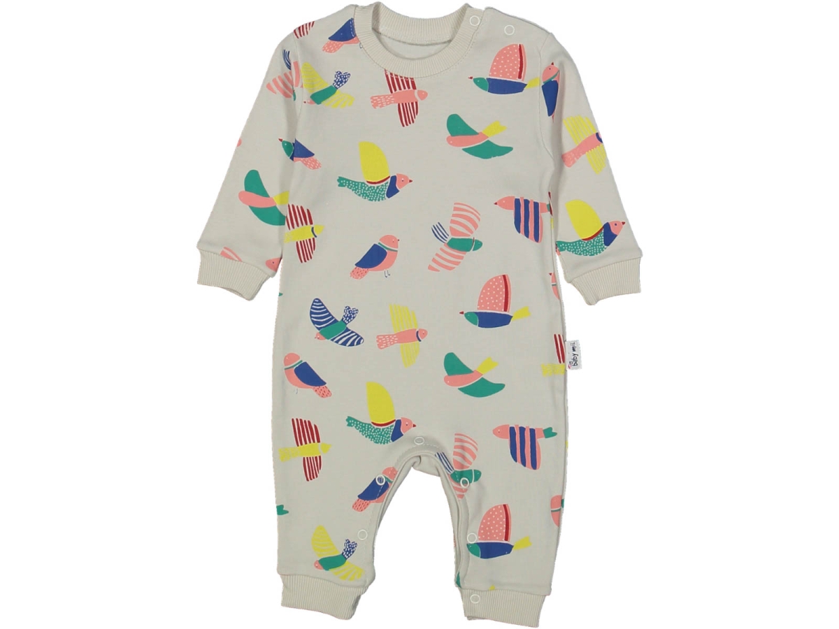 UNISEX 3/9 AY RENKLİ KUŞ DESENLİ TULUM