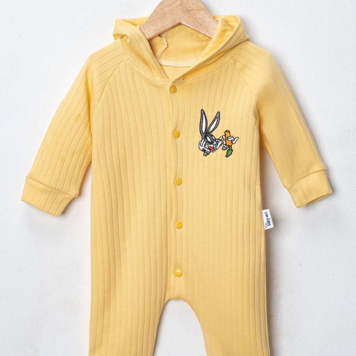 UNISEX 3/9 AY TAVŞAN KULAKLI NAKIŞLI TULUM