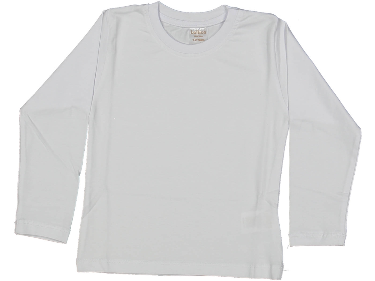 UNISEX 5/8 YAŞ DÜZ UZUN KOL BADİ