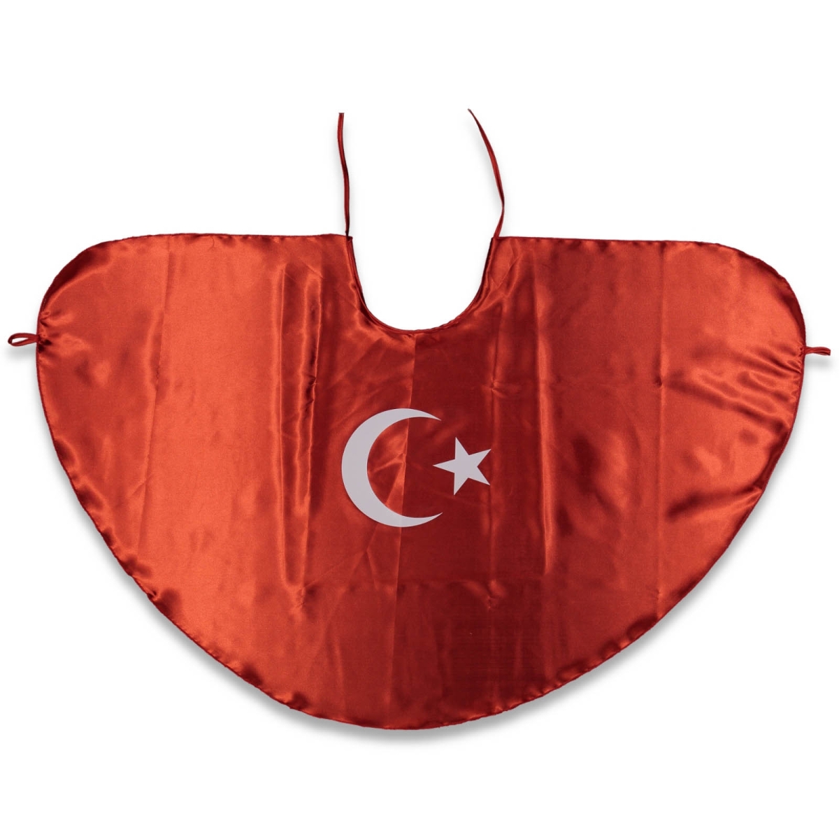 UNISEX 5/9 YAŞ KÜÇÜK BAYRAK PELERİN EN 120CM BOY 8