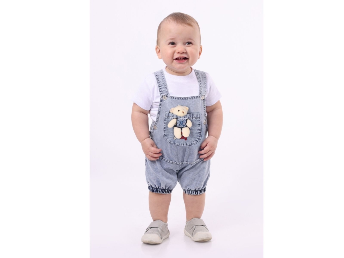 UNISEX 6/12 AY CEPLİ AYI KOT SLOPET