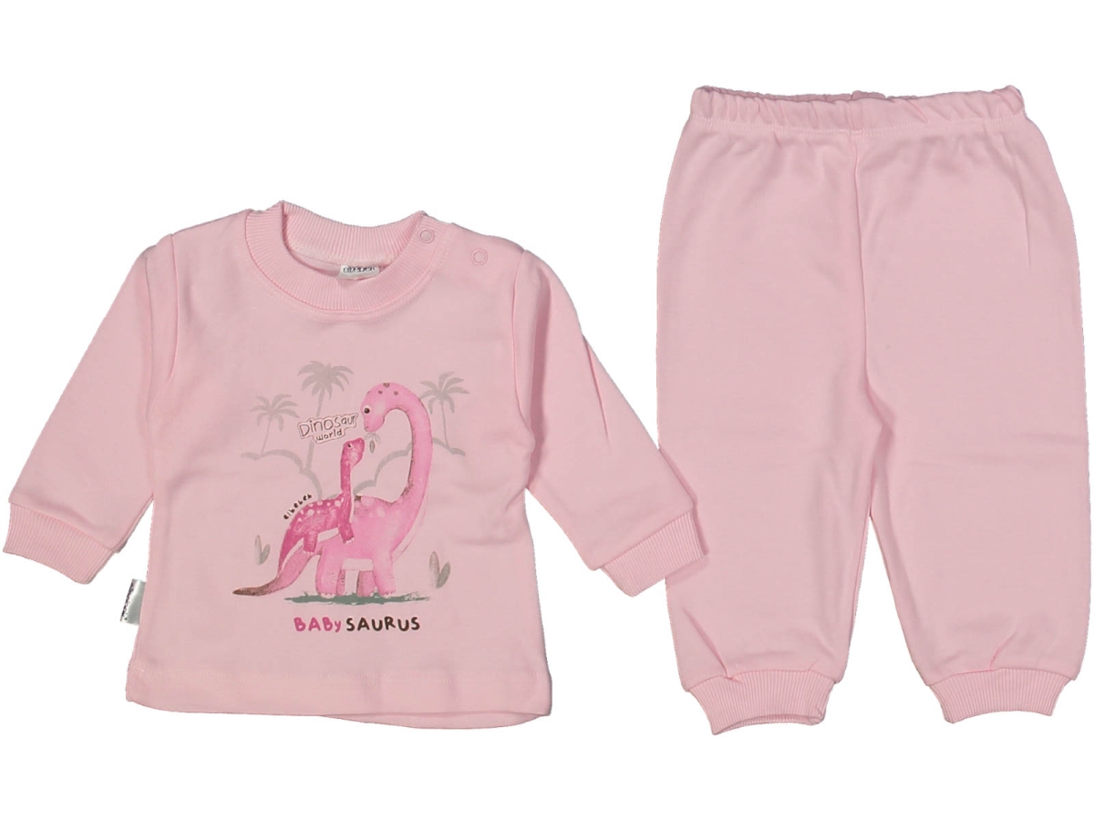 UNISEX 6/12 AY DİNO BASKILI PİJAMA