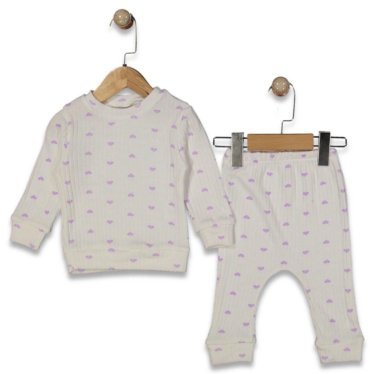 UNISEX 6/24 AY KALP DESENLİ İKİLİ TAKIM