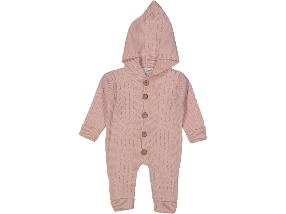 UNİSEX 6/24 AY SAÇ ÖRGÜ KAPŞONLU ASTARSIZ TRİKO TULUM