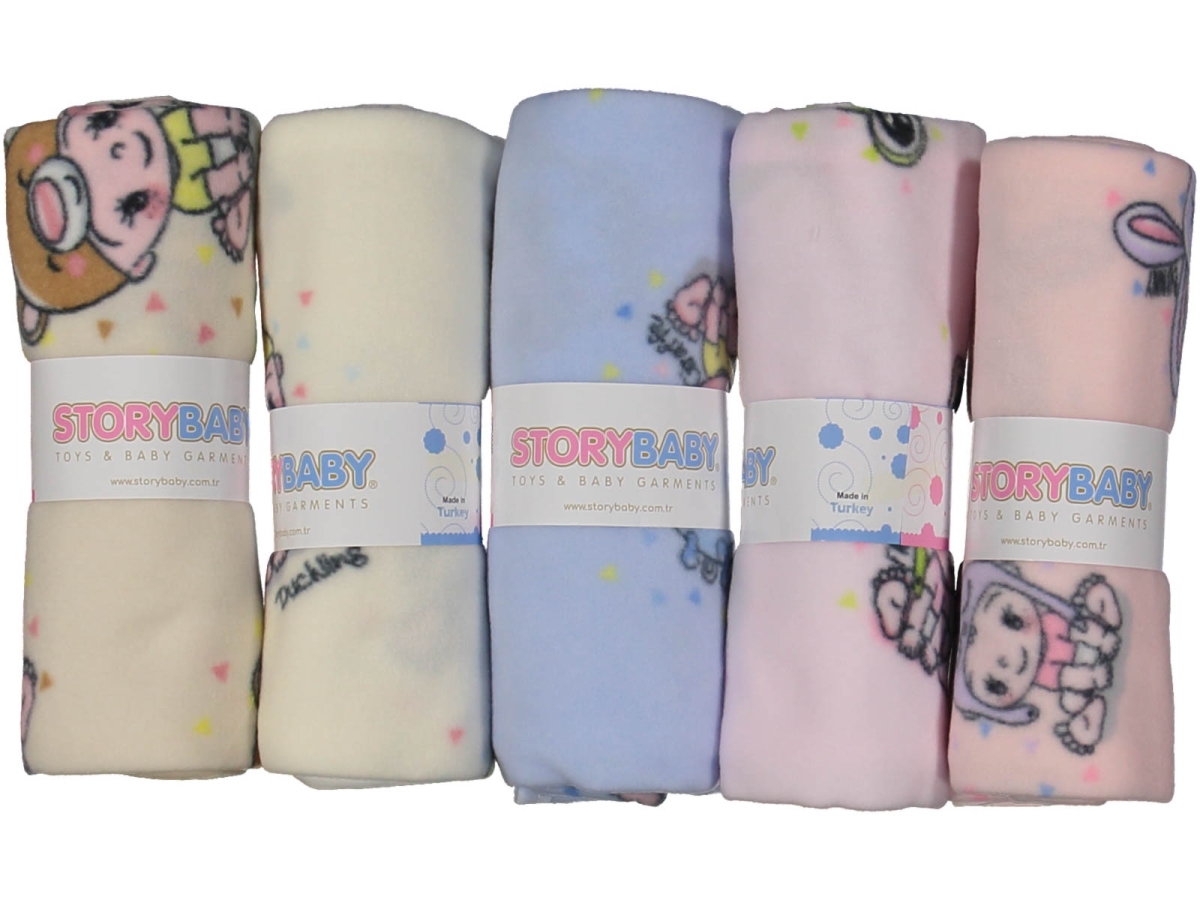 UNISEX 6/6 AY 90*90 BASKILI POLAR BATTANİYE