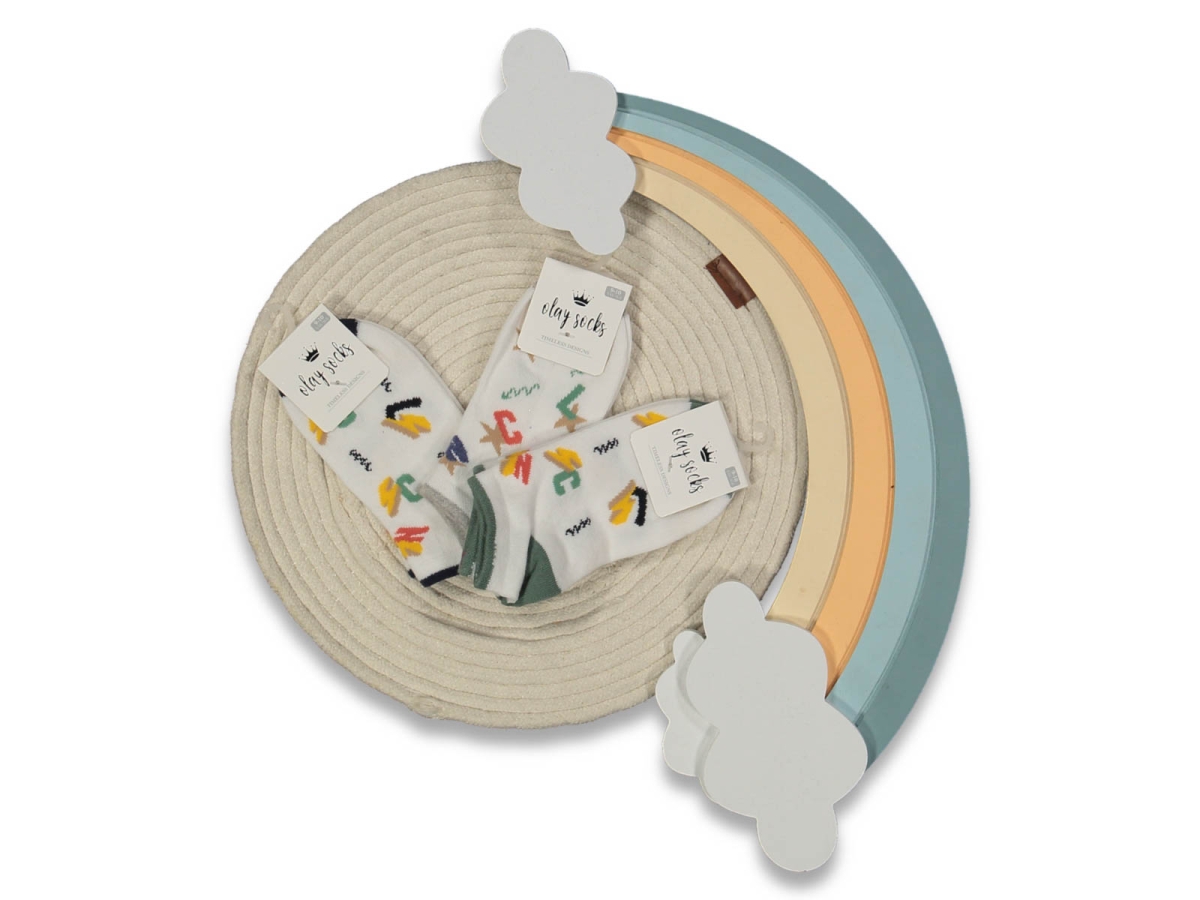 UNISEX 7/8 YAŞ SIMSEK DESENLI COCUK PATIK 