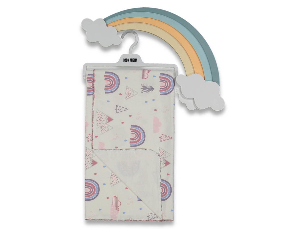 UNISEX 80X90 KENARI OVERLOKLU KARIŞIK DESEN PAZEN BATTANİYE