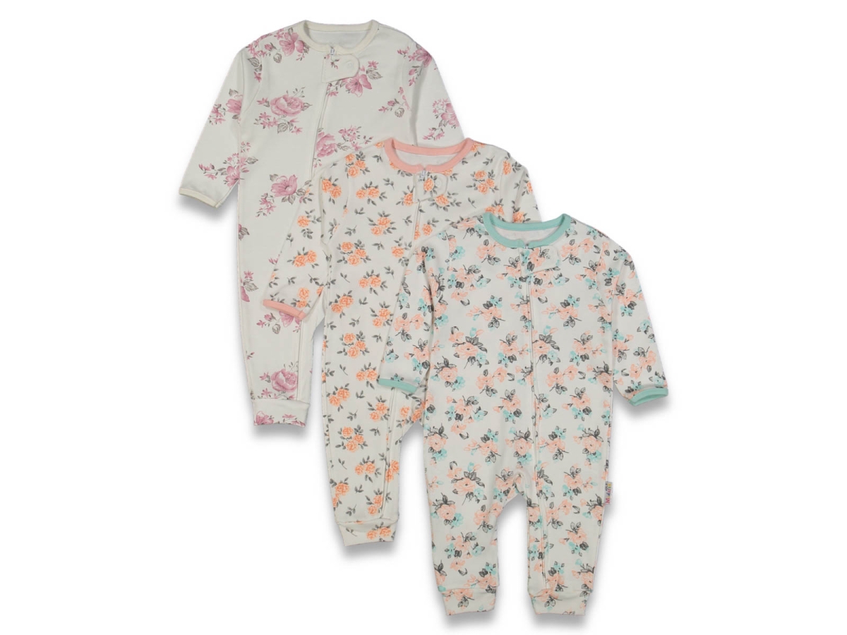 UNISEX 9/18 AY FERMUARLI ÇİÇEKLİ TULUM