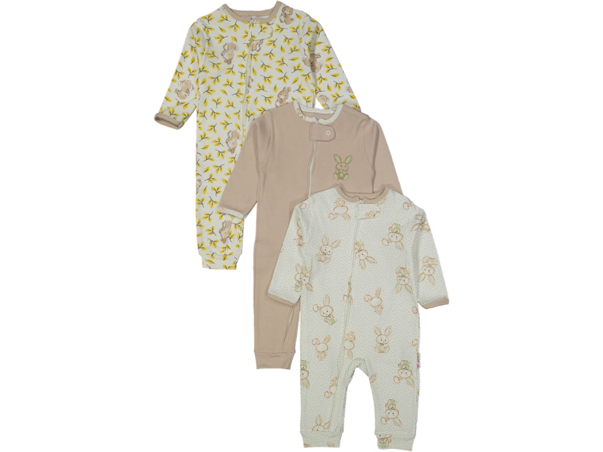 UNISEX 9/18 AY FERMUARLI TAVŞAN ÇİÇEKLİ TULUM