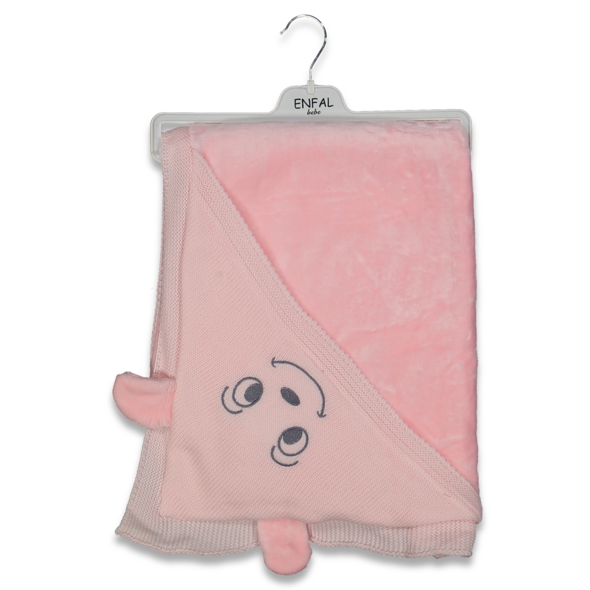 UNISEX KULAKLI ŞAPKALI KADİFELİ TRİKO  BATTANİYE