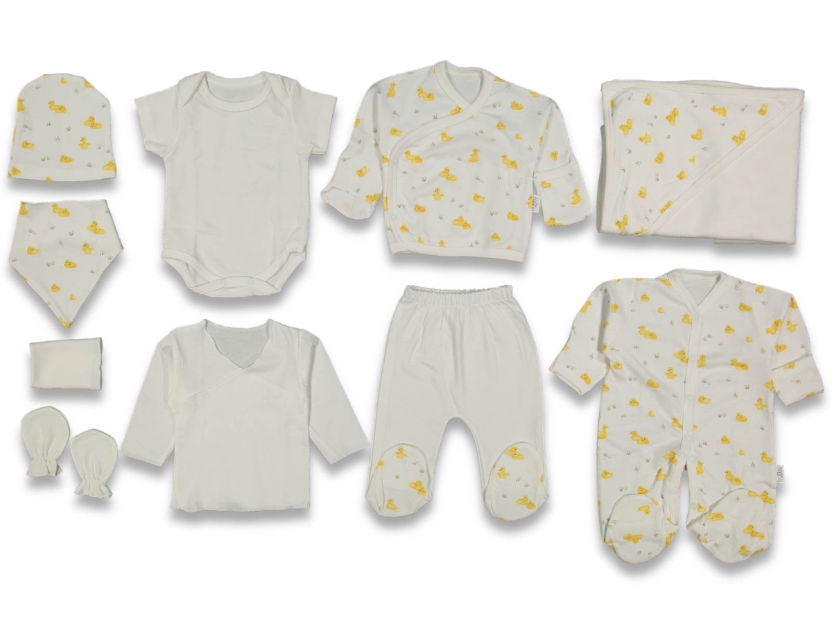 UNİSEX  ÖRDEK BASKILI 10 LU ZIBIN SET