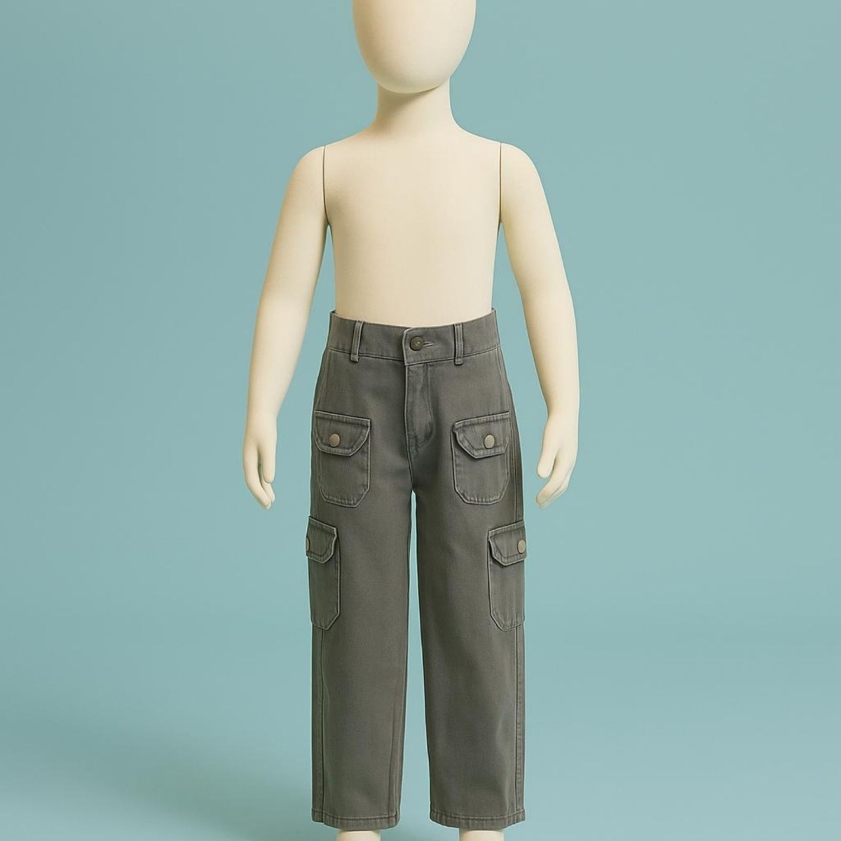 WİKİLANDJEANS 1134-KIZ 11/15 YAŞ CEP DETAYLI KETEN PALAZZO PANTOLON