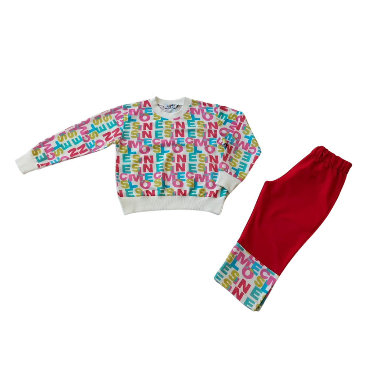 YAZI BASKILI EŞOFMAN TAKIM